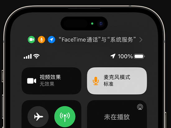 带岭苹果授权维修网点分享iPhone在通话时让你的声音更清晰 