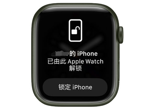 带岭苹果手机维修分享用 AppleWatch 解锁配备面容 ID 的 iPhone方法 