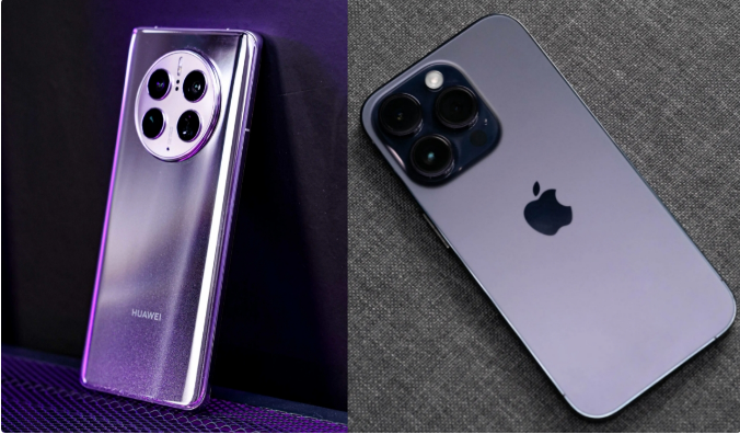 带岭苹果14维修分享华为Mate50与iPhone14哪个好？ 