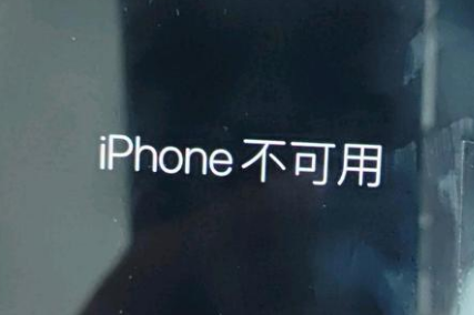 带岭苹果服务网点分享锁屏界面显示“iPhone 不可用”如何解决 