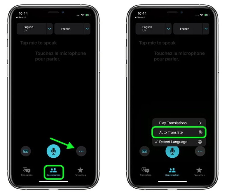 带岭苹果手机维修分享iOS 15 “翻译” App 新改进 