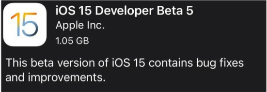带岭苹果手机维修分享如何升级到iOS15.0 beta5 