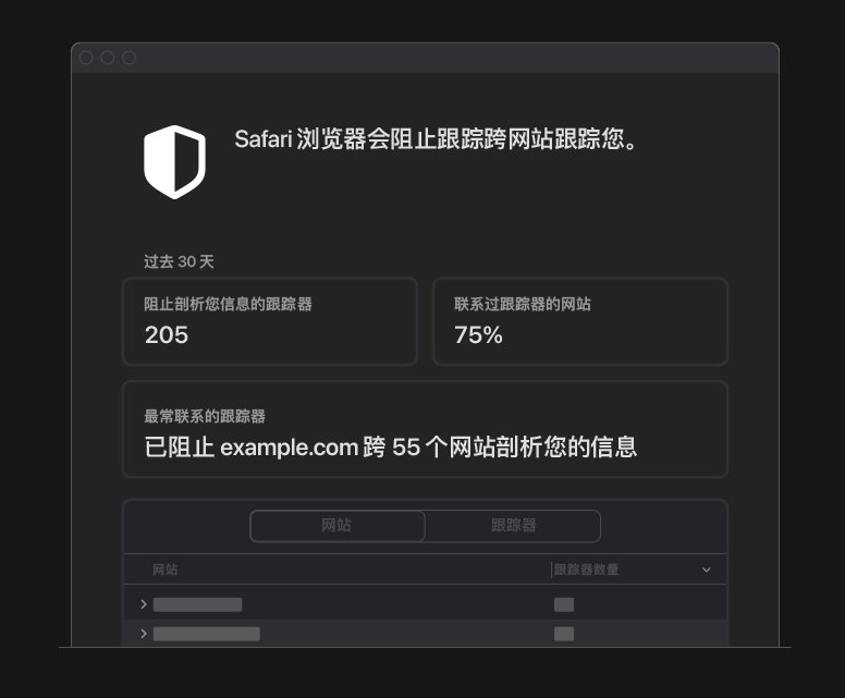 带岭苹果手机维修分享如何在 Safari 浏览器中查看和打开隐私报告 